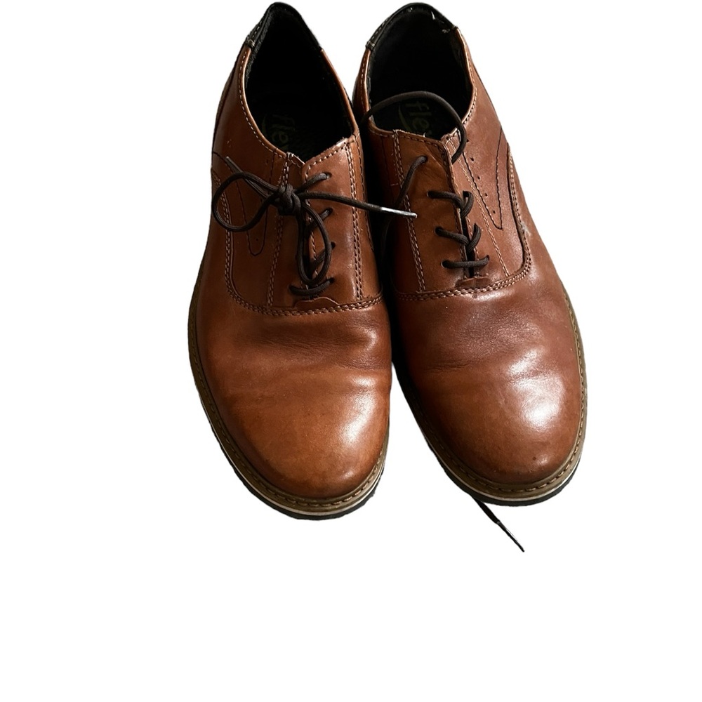 Flexi men’s brown dress shoes